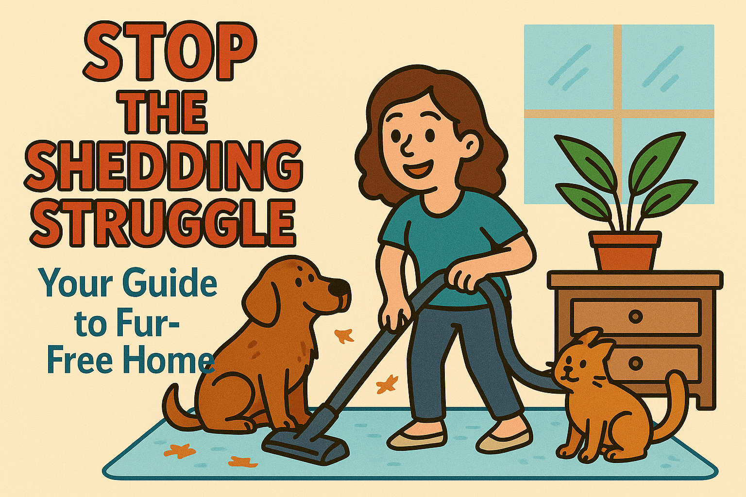 🐾 Stop the Shedding Struggle: Your Guide to a Fur-Free Home
