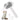 Dog grooming brush removing loose fur with steam