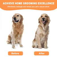 FurGo Dog Grooming Brush with Steam Technology
