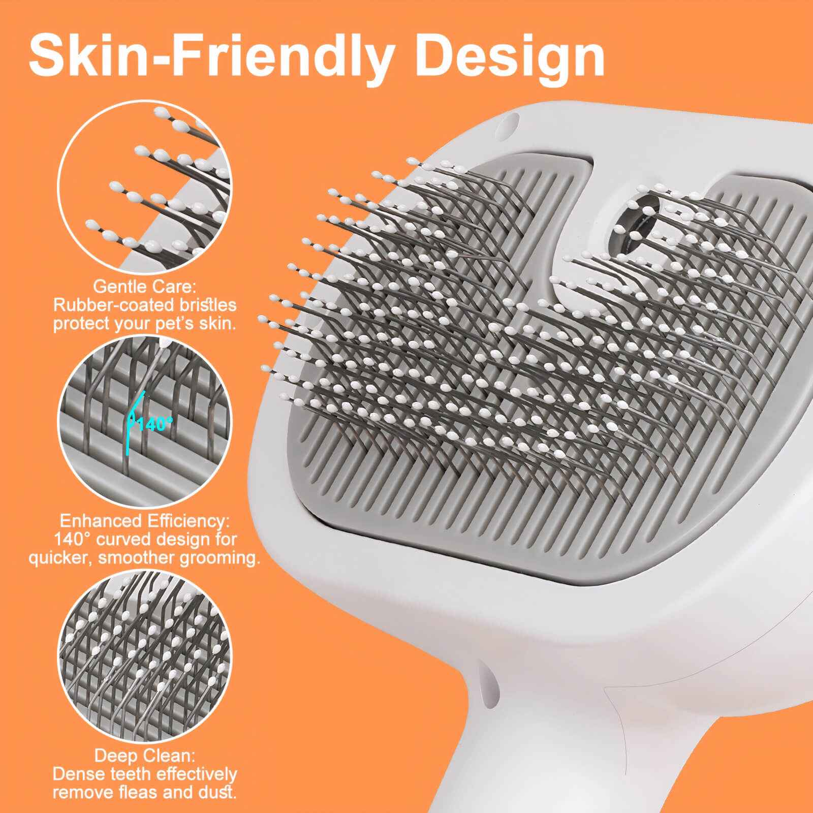 FurGo Dog Grooming Brush with Steam Technology
