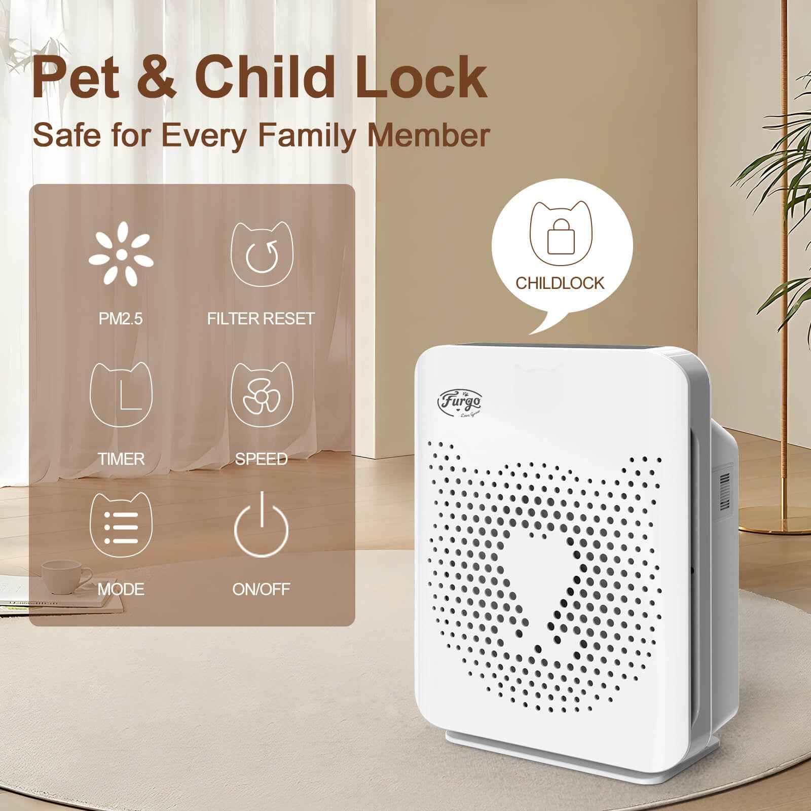 Furgo Pet Air Purifier HA-360