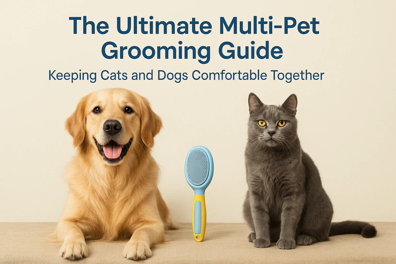 Multi-Pet Grooming Made Simple: How to Manage Cats and Dogs in One Household