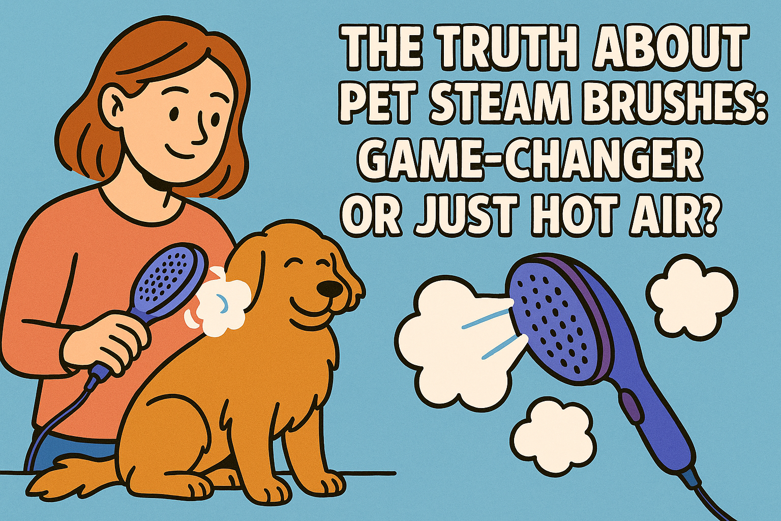 The Truth About Pet Steam Brushes: Are They a Grooming Game-Changer or Just Hot Air (or Cool Mist)?