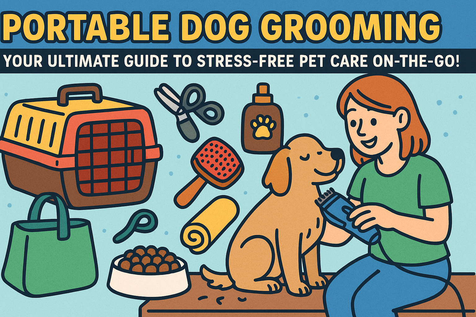 🐕‍🦺 Portable Dog Grooming: Your Ultimate Guide to ✨ Stress-Free ✨ Pet Care On-the-Go!