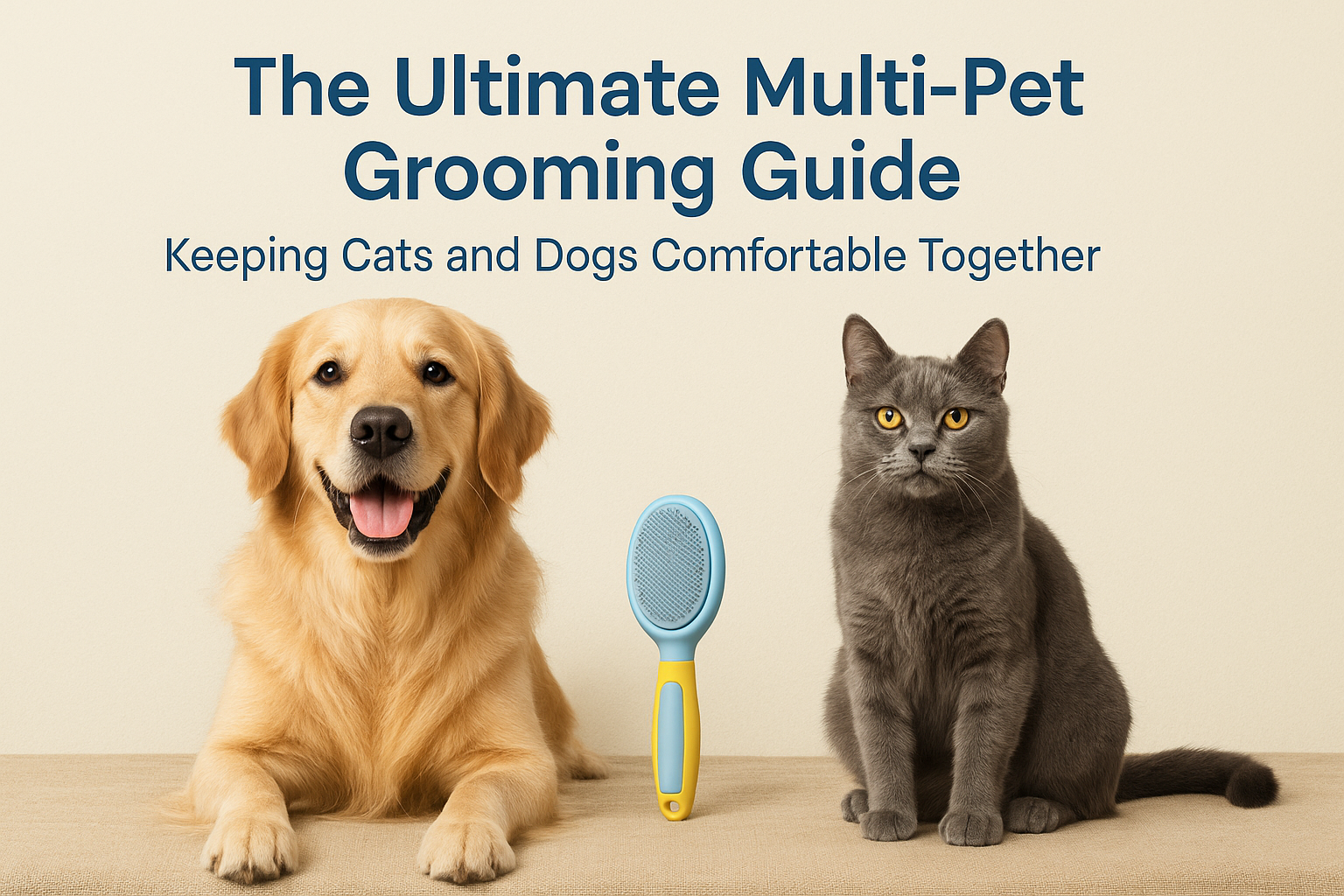 Multi-Pet Household Grooming Guide: Managing Cats + Dogs Under One Roof