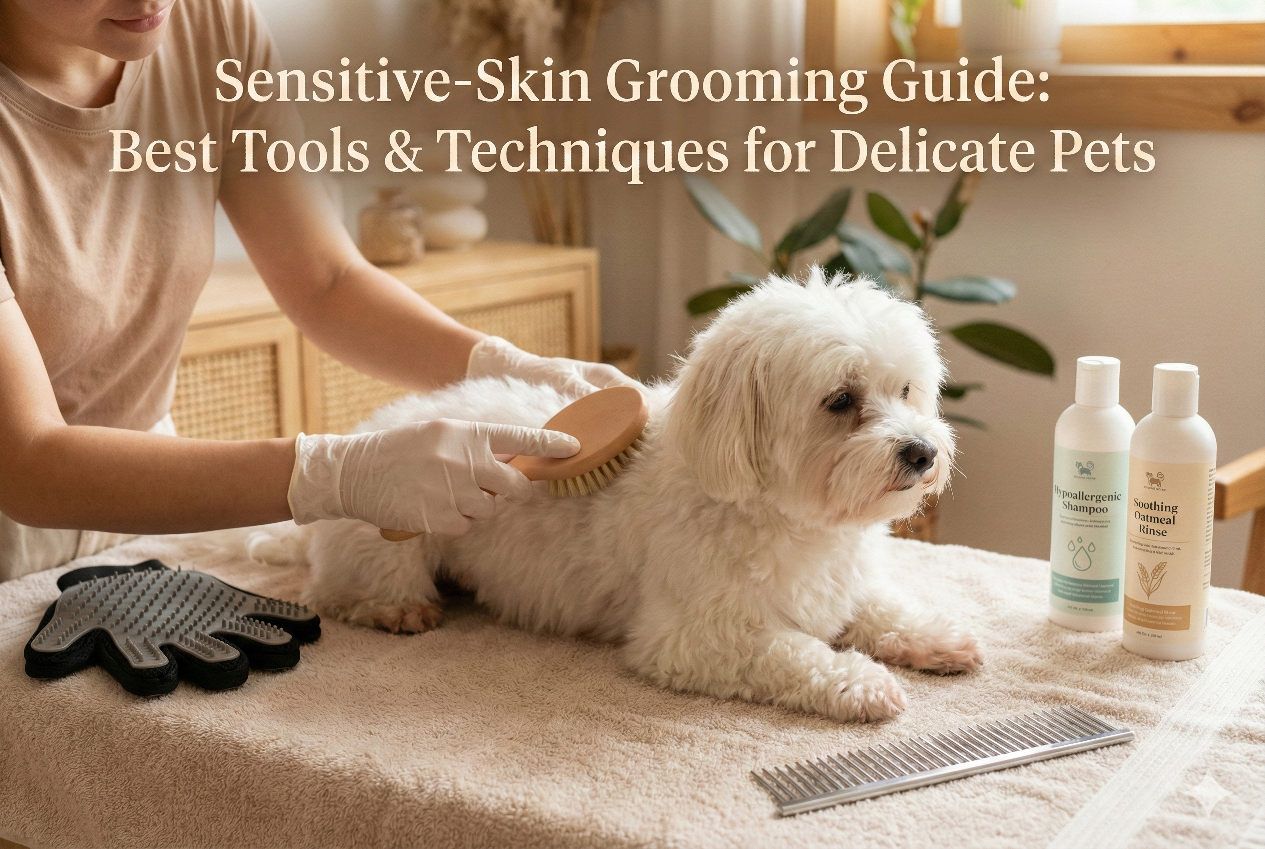 Sensitive-Skin Grooming Guide: Best Tools & Techniques for Delicate Pets