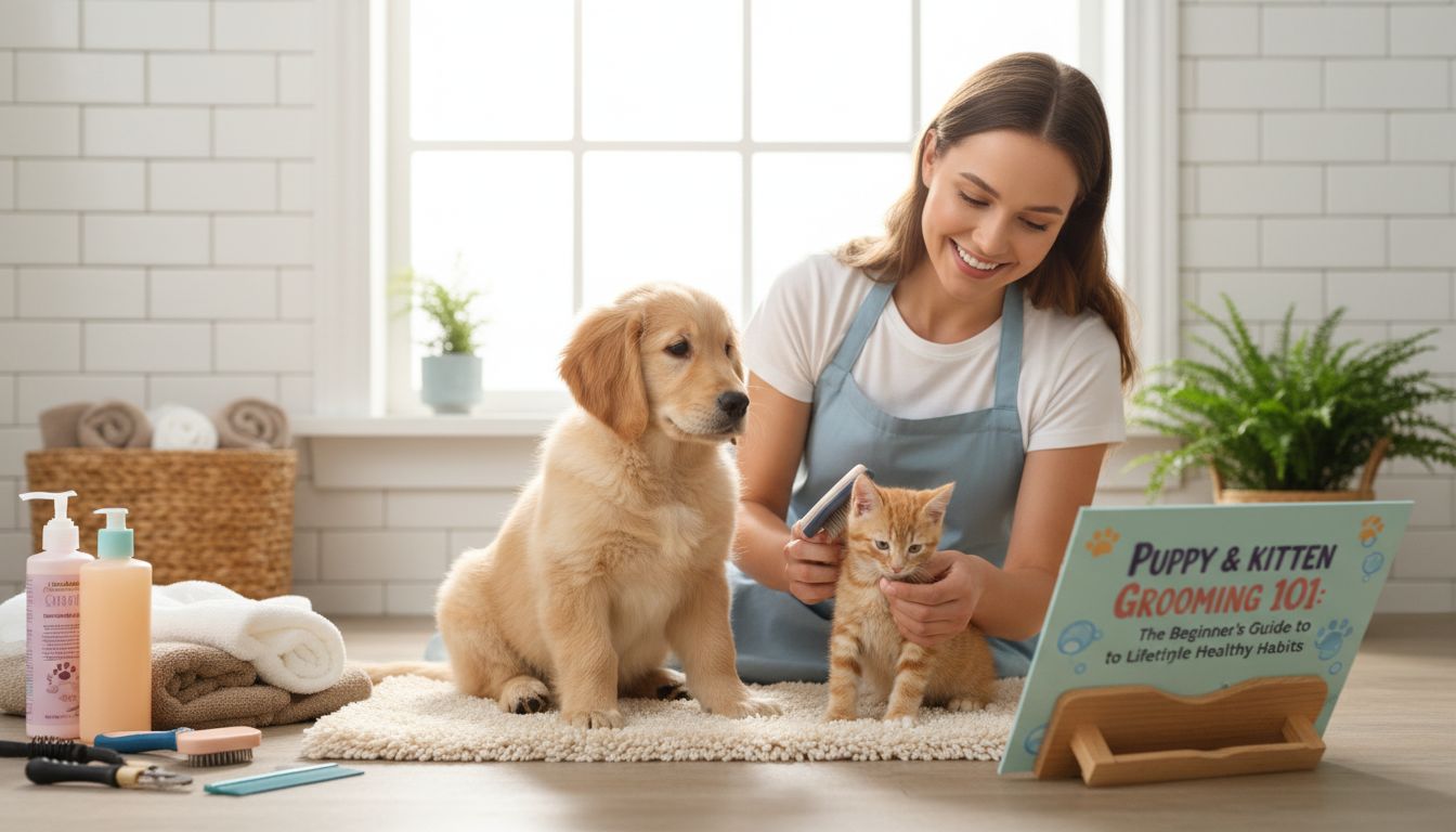 Puppy &amp; Kitten Grooming 101: How to Build Healthy Habits from Day One