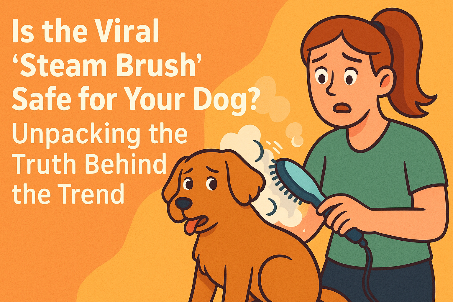 🐶 Is the Viral 'Steam Brush' Safe for Your Dog? Unpacking the Truth Behind the Trend