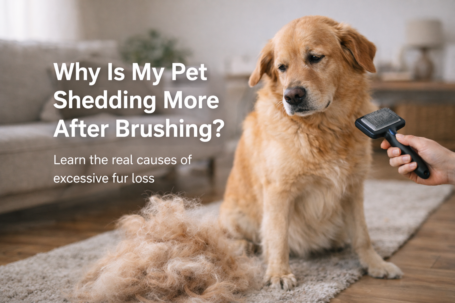 Why Is My Pet Shedding More After Brushing? What You’re Doing Wrong