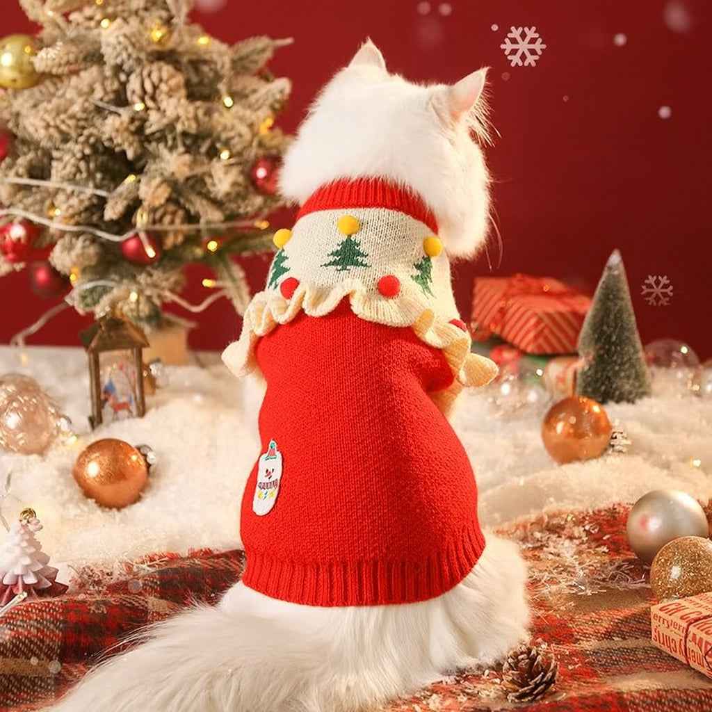 Festive little sweater for New Year greetings