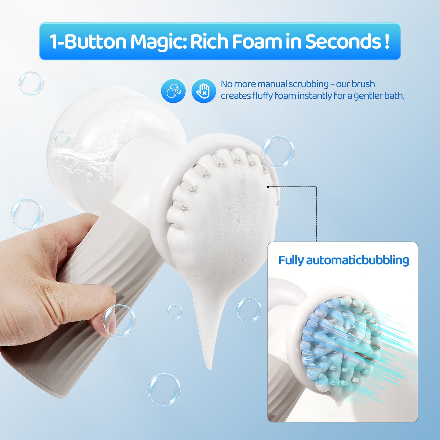 Pet Bubble Massager