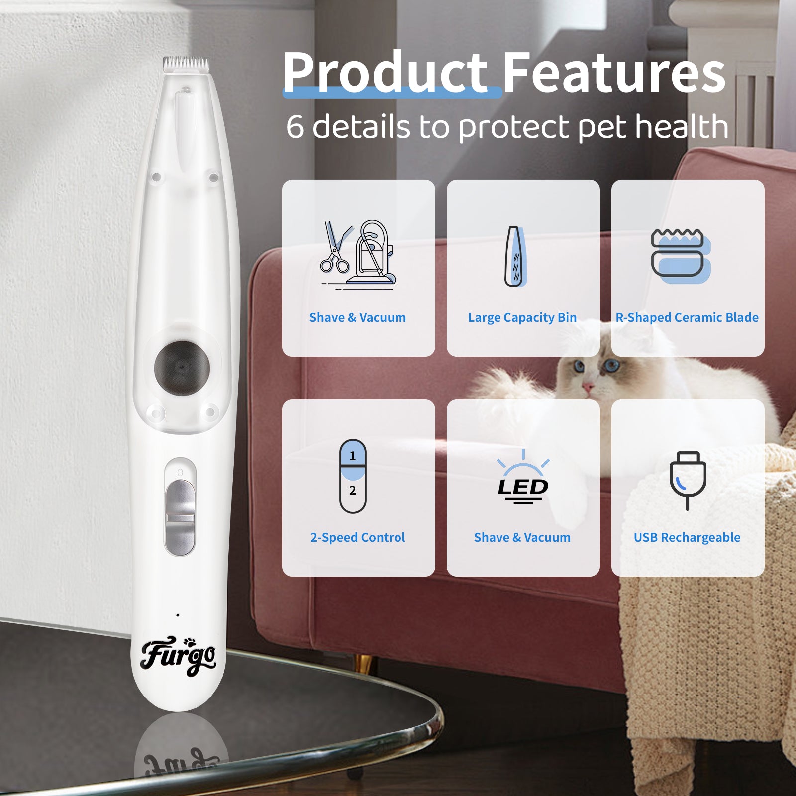 Pet Grooming Clipper