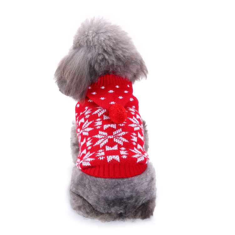 Christmas snowflake reindeer sweater