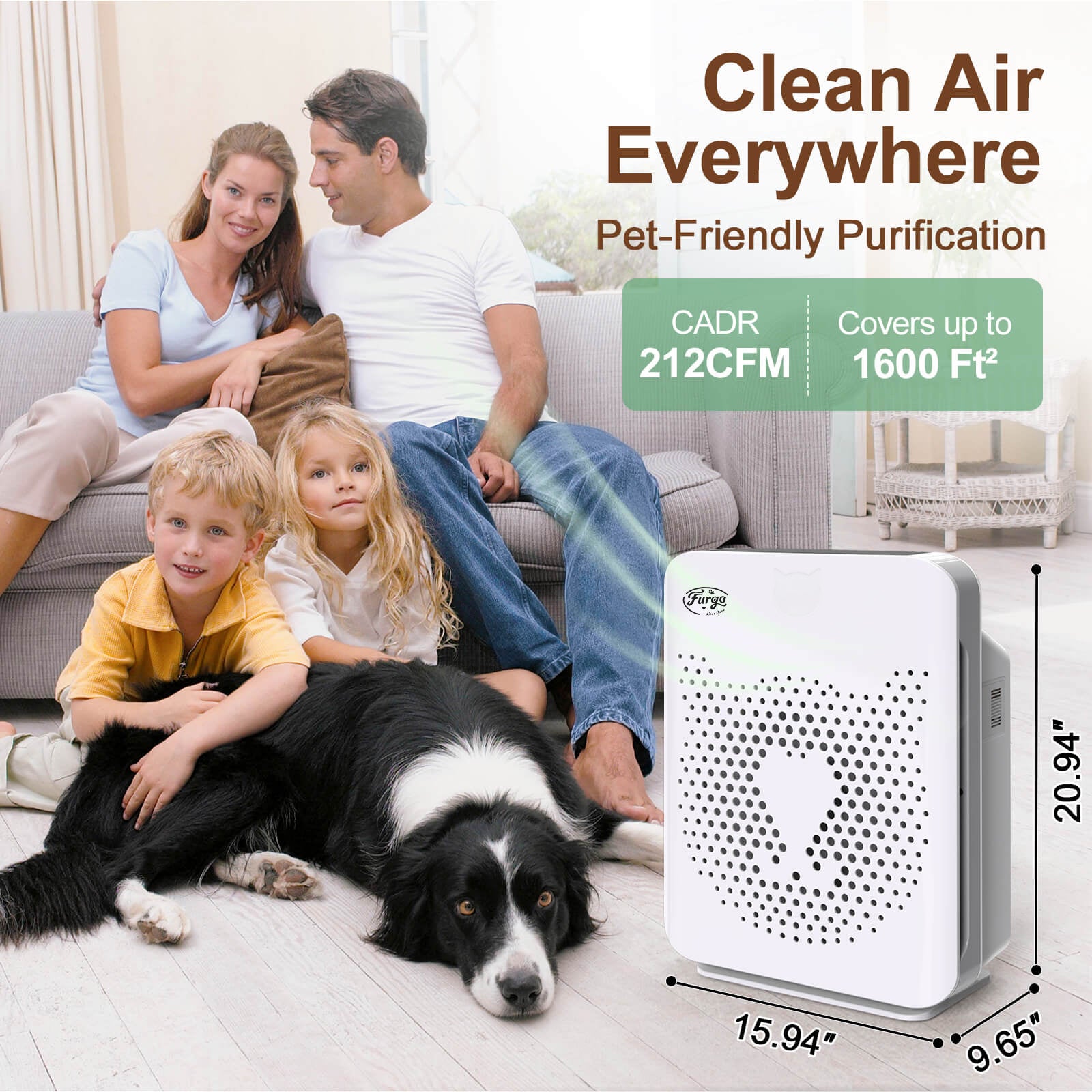 Furgo Pet Air Purifier HA-360