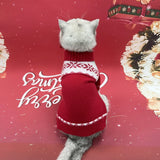 Festive little sweater for New Year greetings