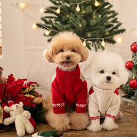 Small Dog Christmas Warm Sweater