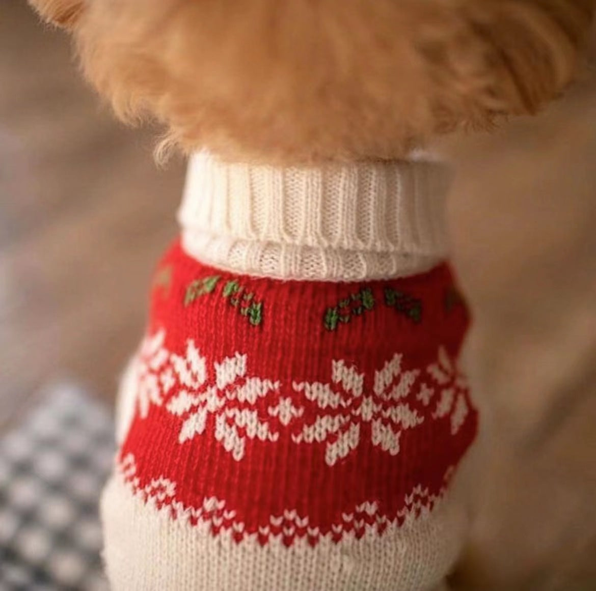 Small Dog Christmas Warm Sweater