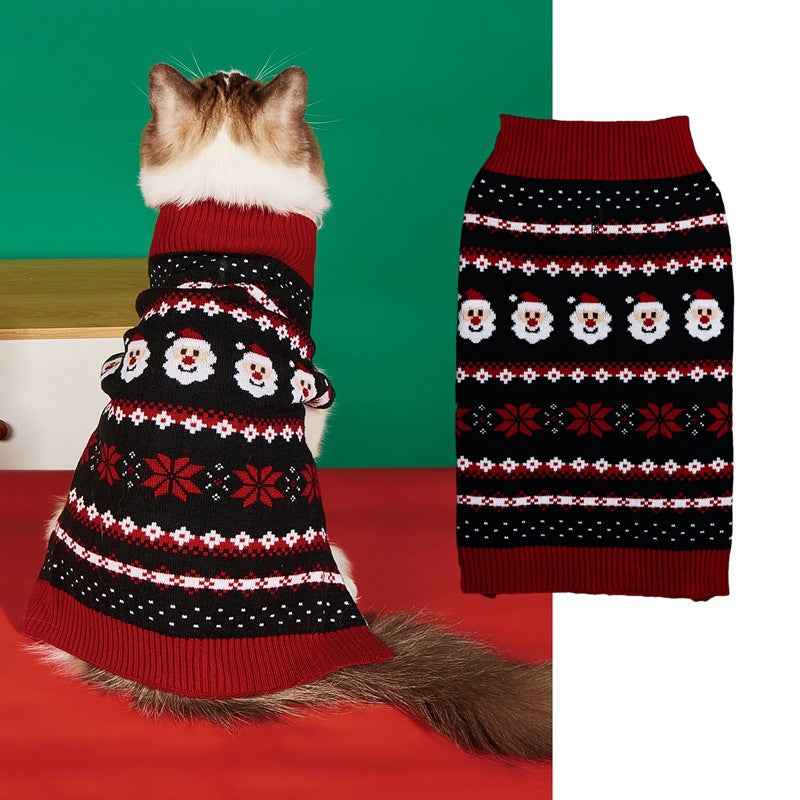 Black and red Santa Claus