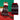 Black and red Santa Claus