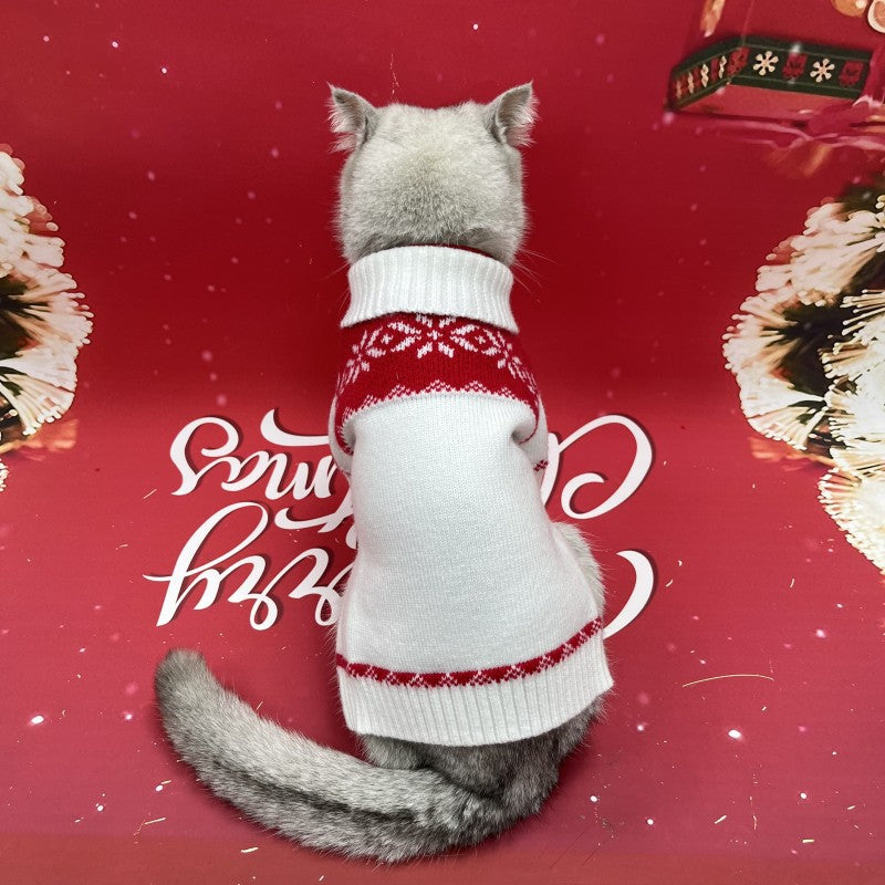 Festive little sweater for New Year greetings