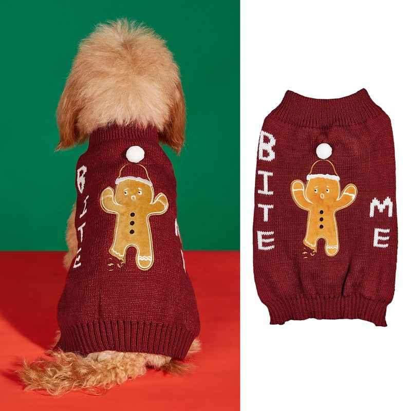 Burgundy gingerbread man